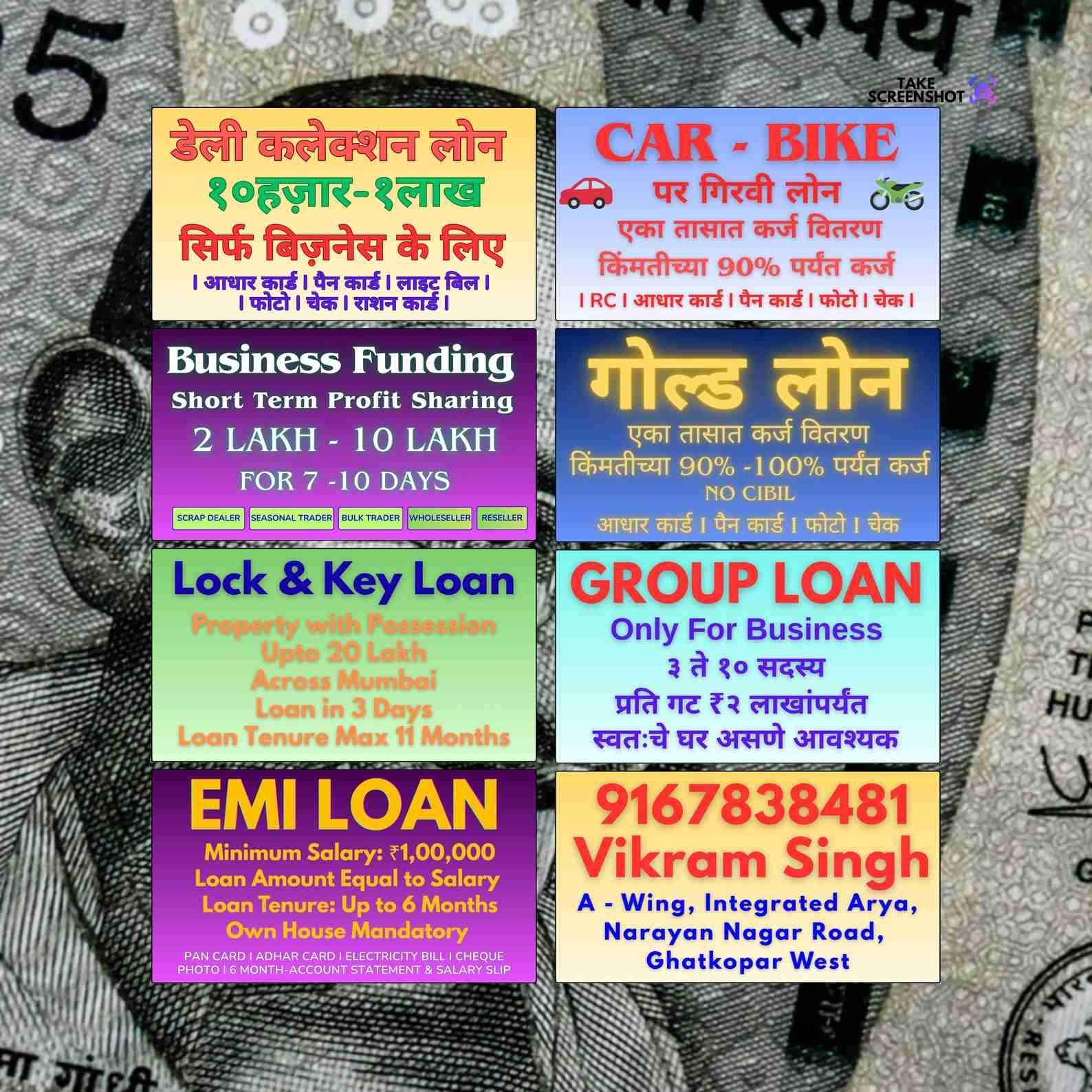 no cibil loan near college in chembur