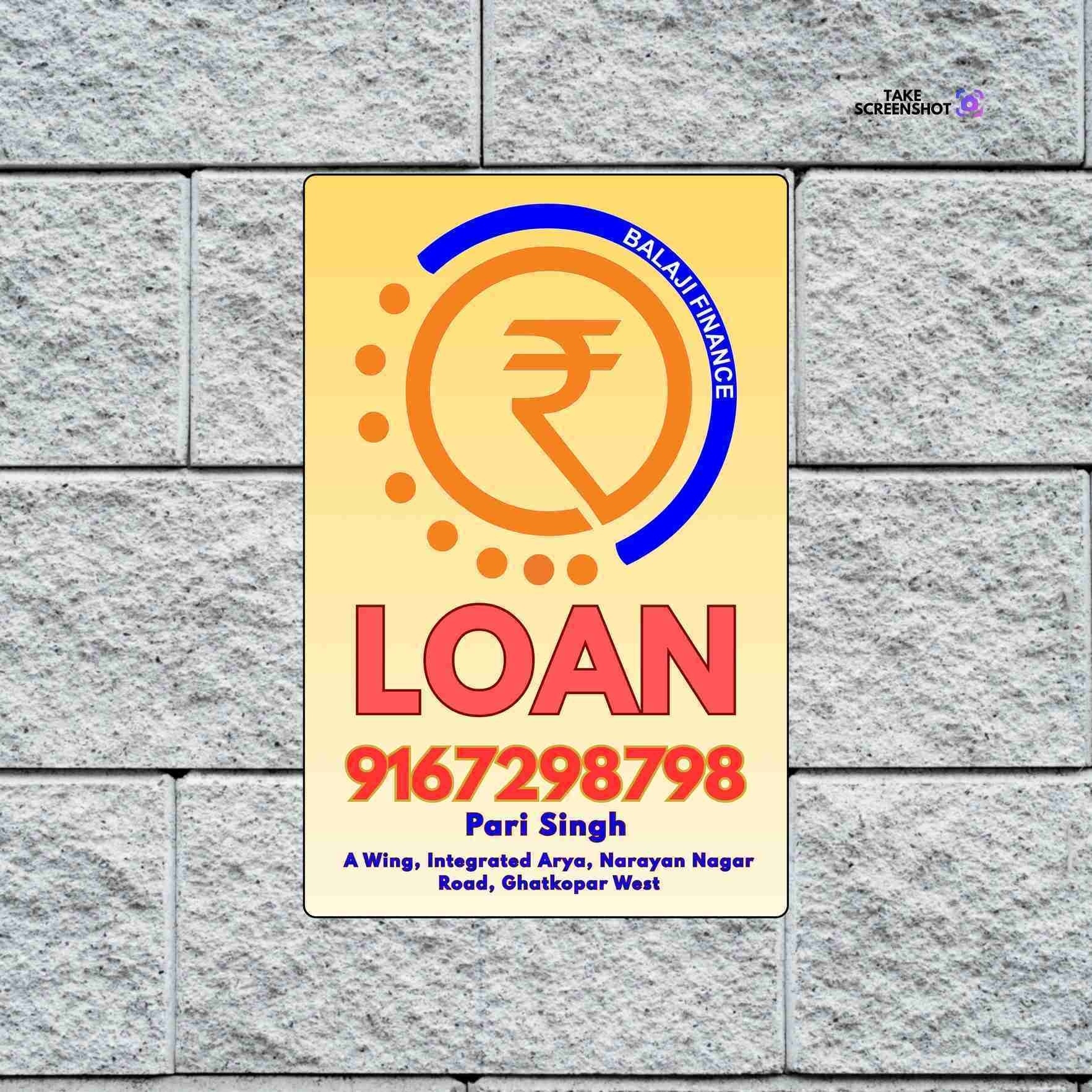 gold loan in linking road banner