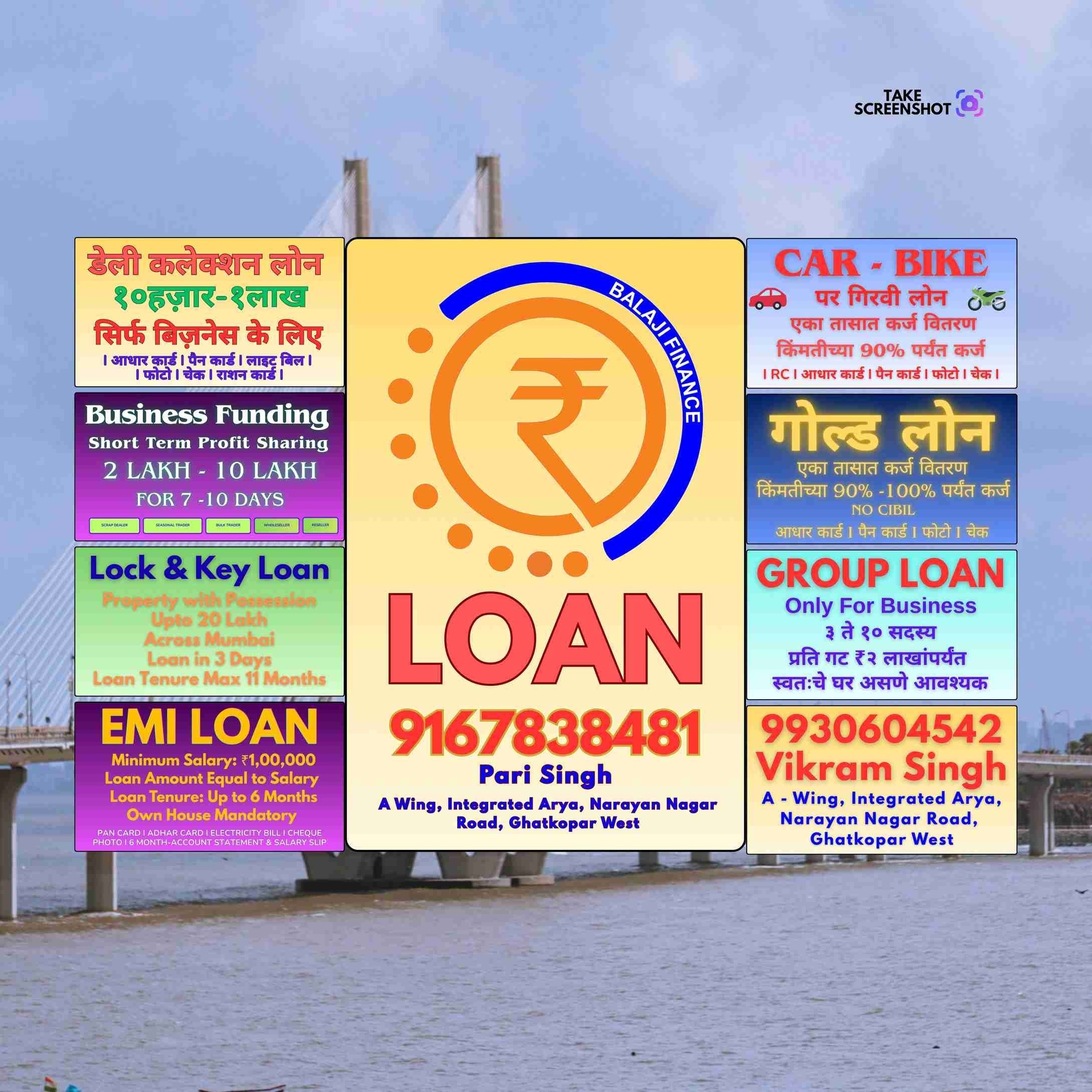 vyapar loan near metro station in kurla east banner