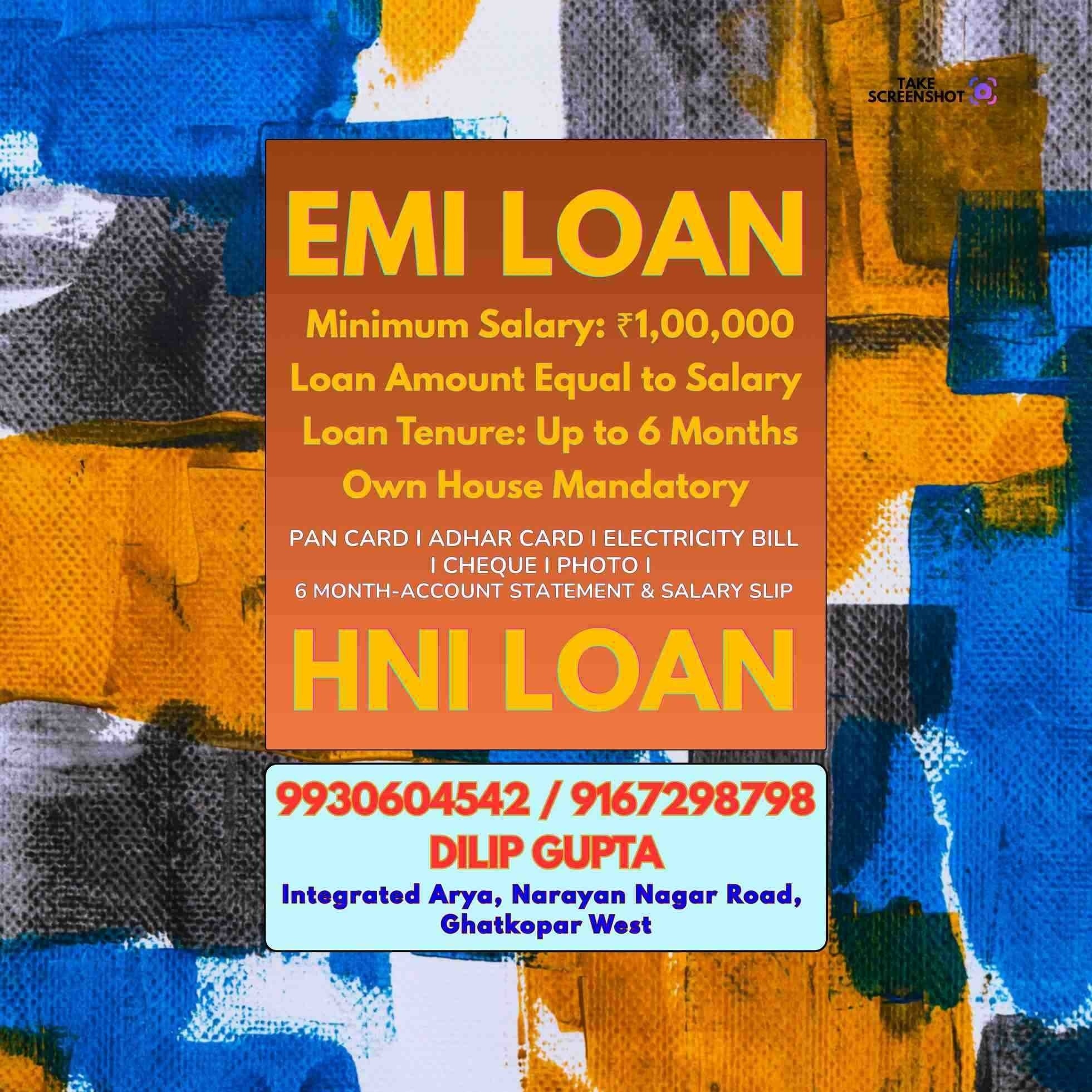 urgent loan near matunga road banner
