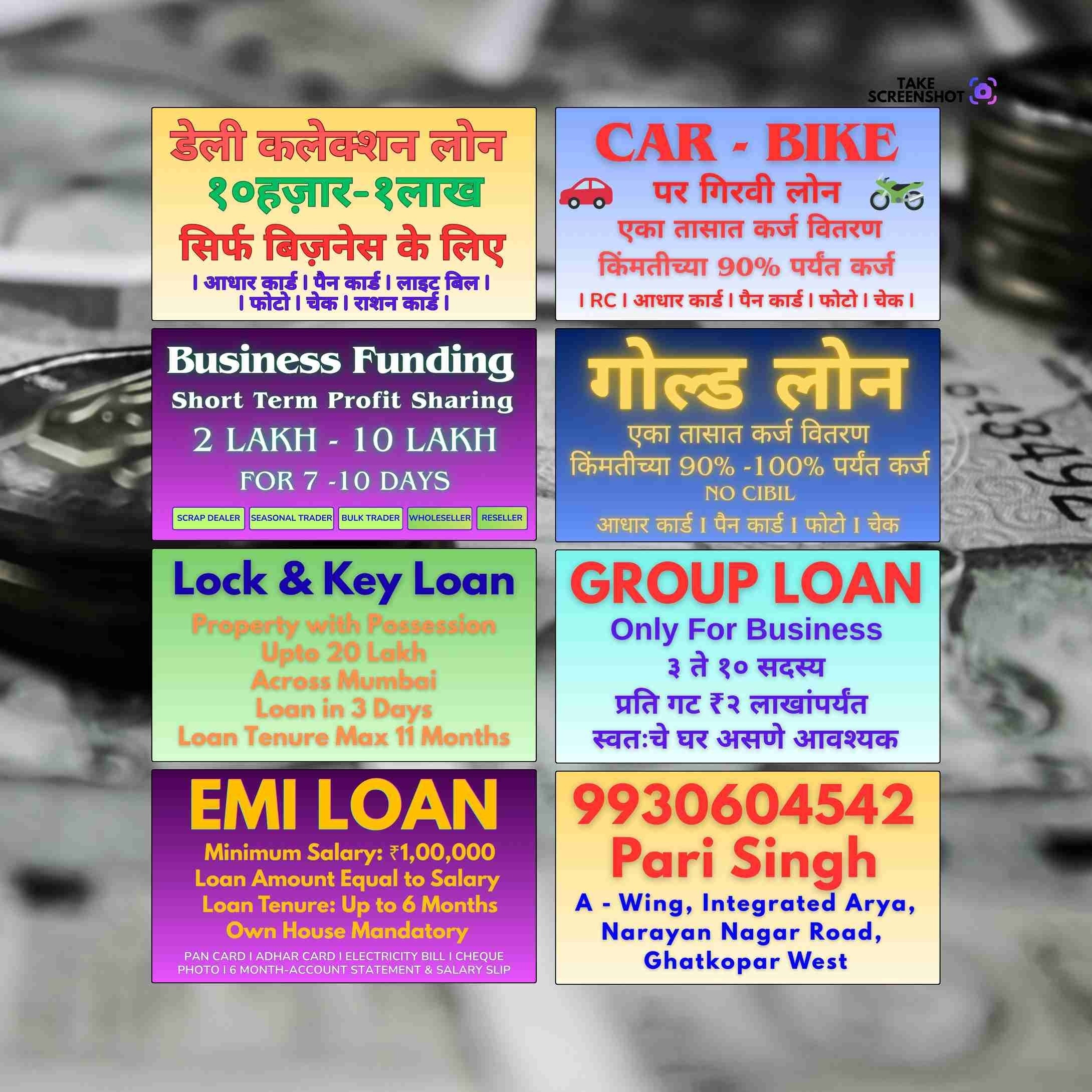 property possession loan near chowpatty masjid