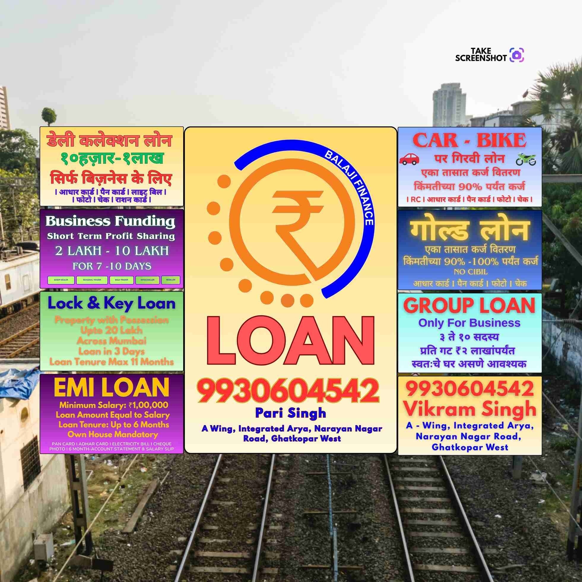 fast loan near railway station in mumbai central banner