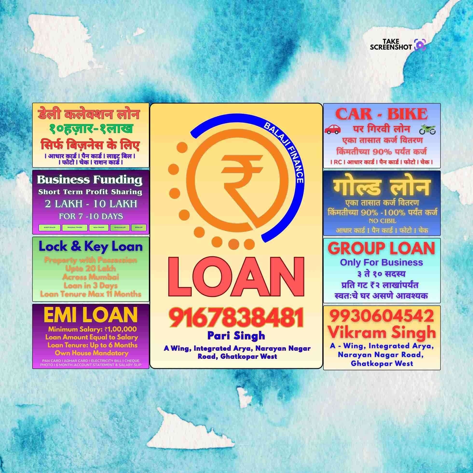 dhandha loan near bus depot in lower parel banner