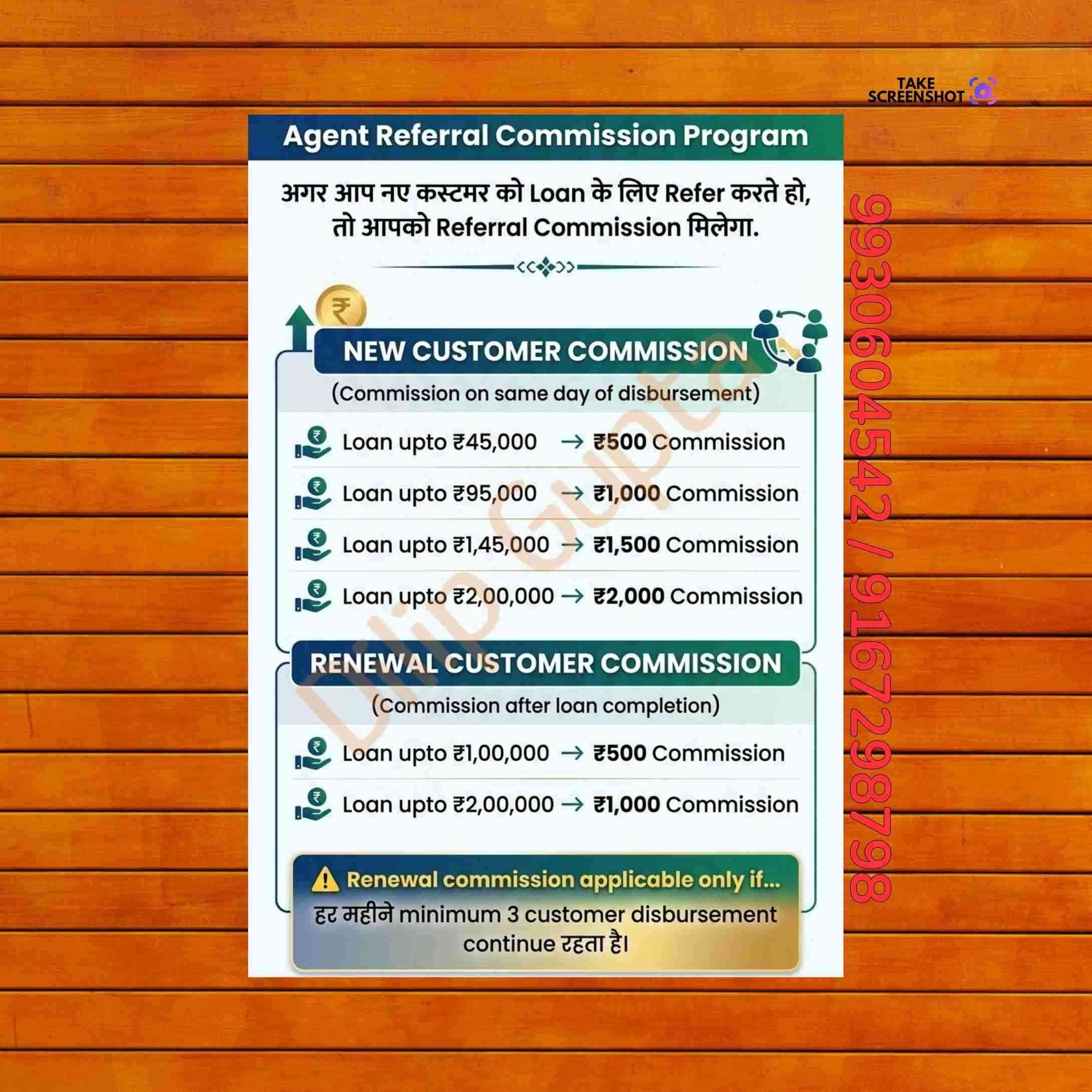 dukaan ke liye loan in check naka banner