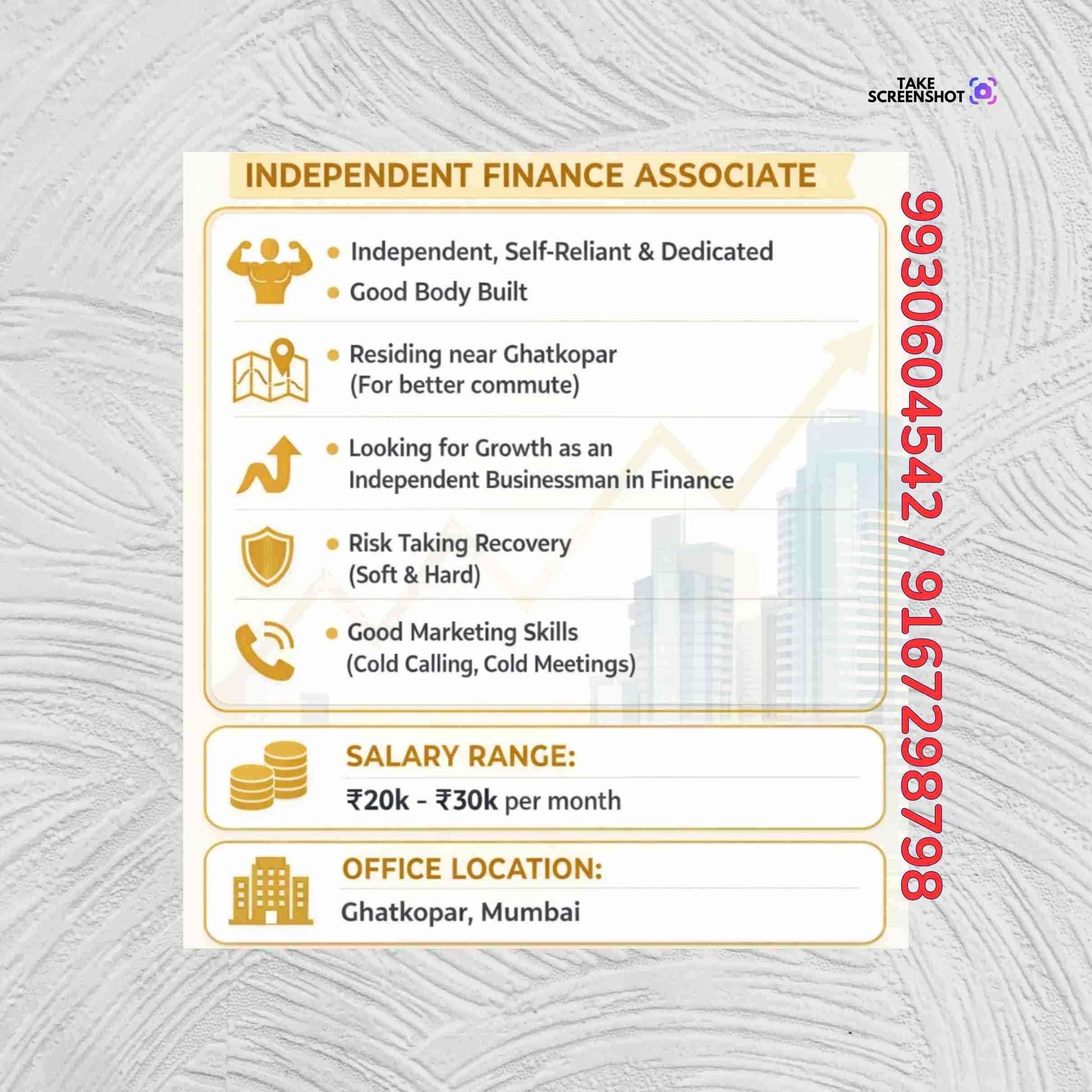 urgent rokda in kannamwar nagar banner