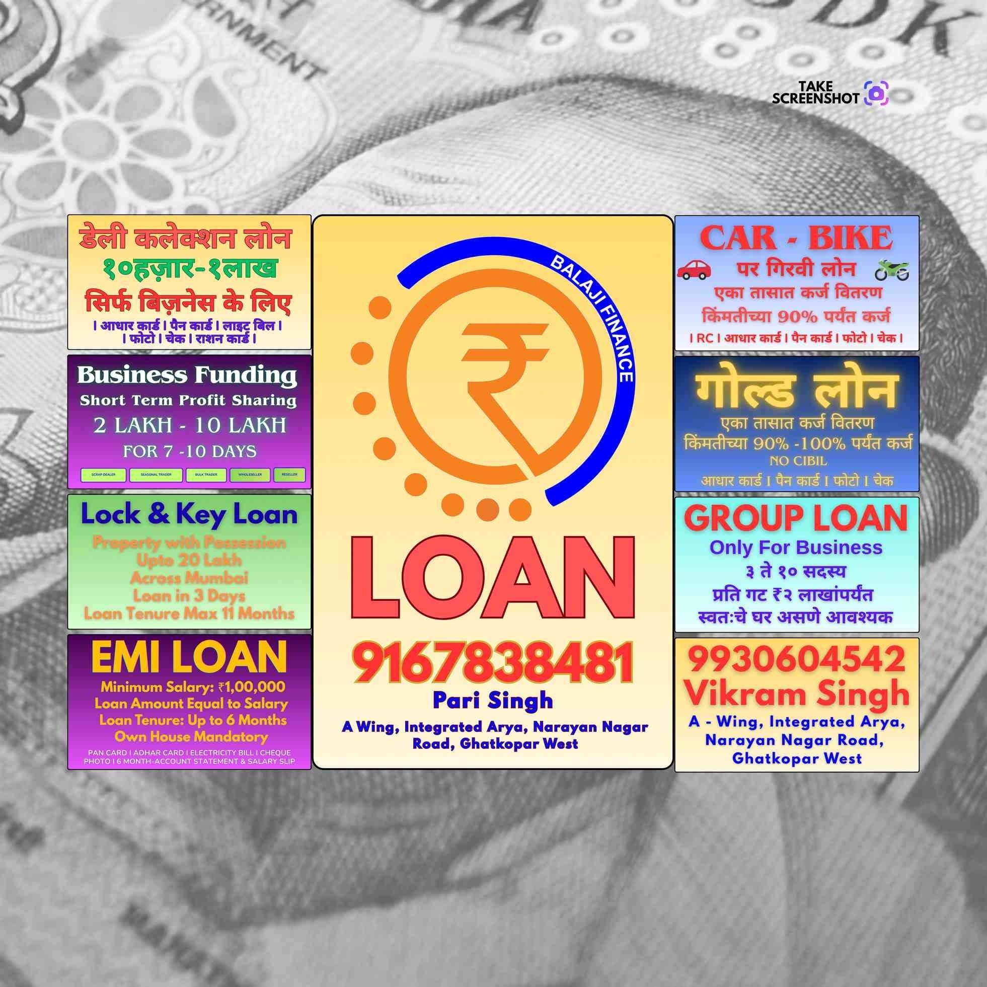 vyapar loan near bhandup east shopping mall banner