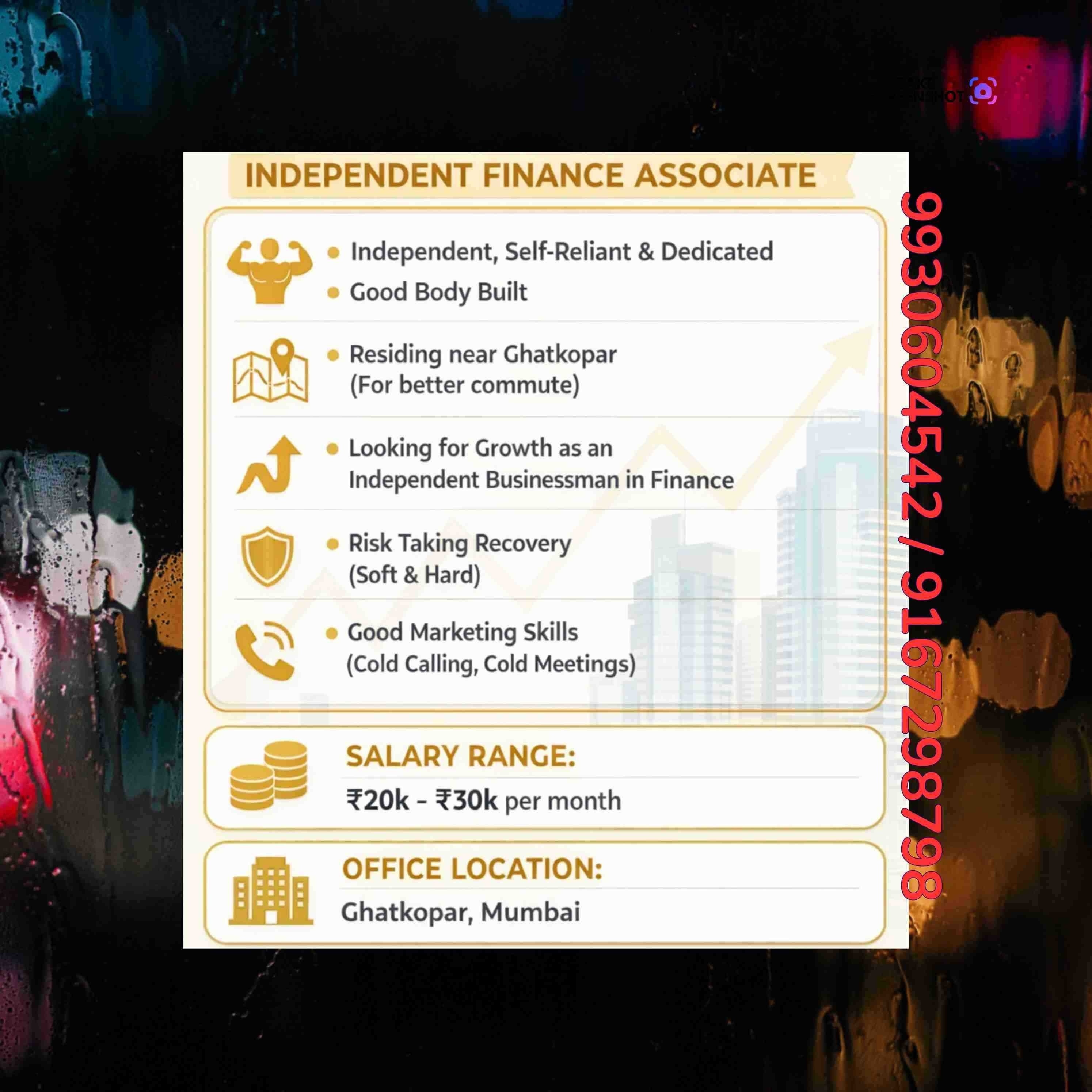 urgent rokda in matunga