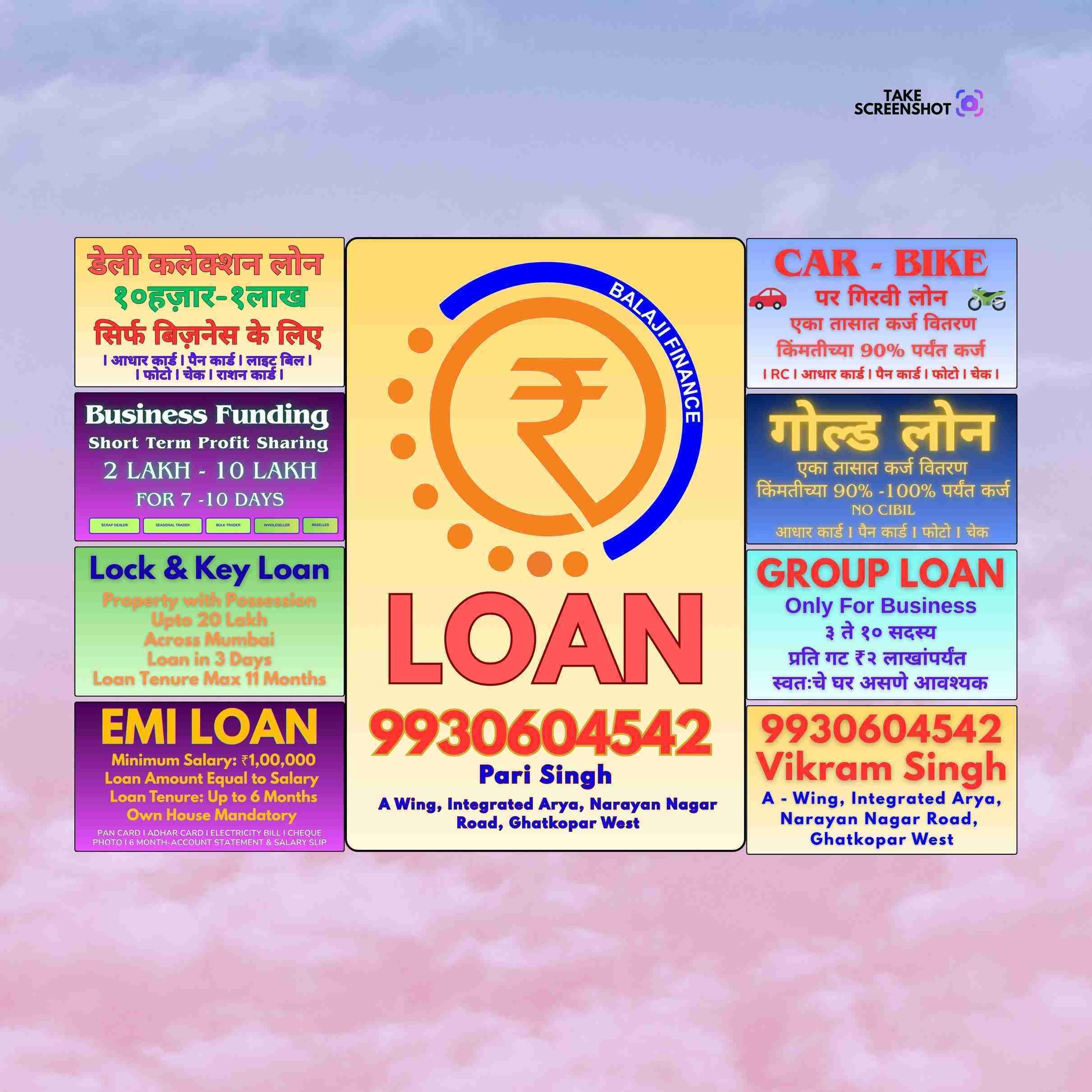 1 hour loan near cuffe parade office area banner