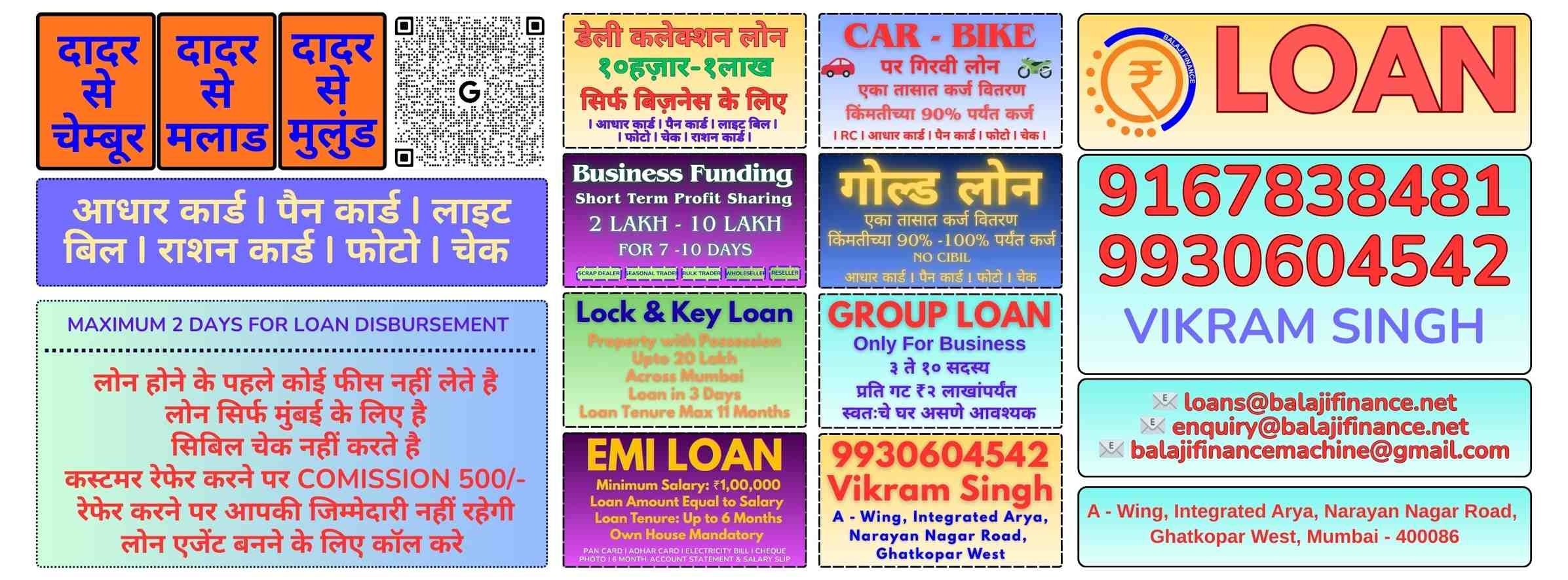 emi loan near temple in lamington road banner