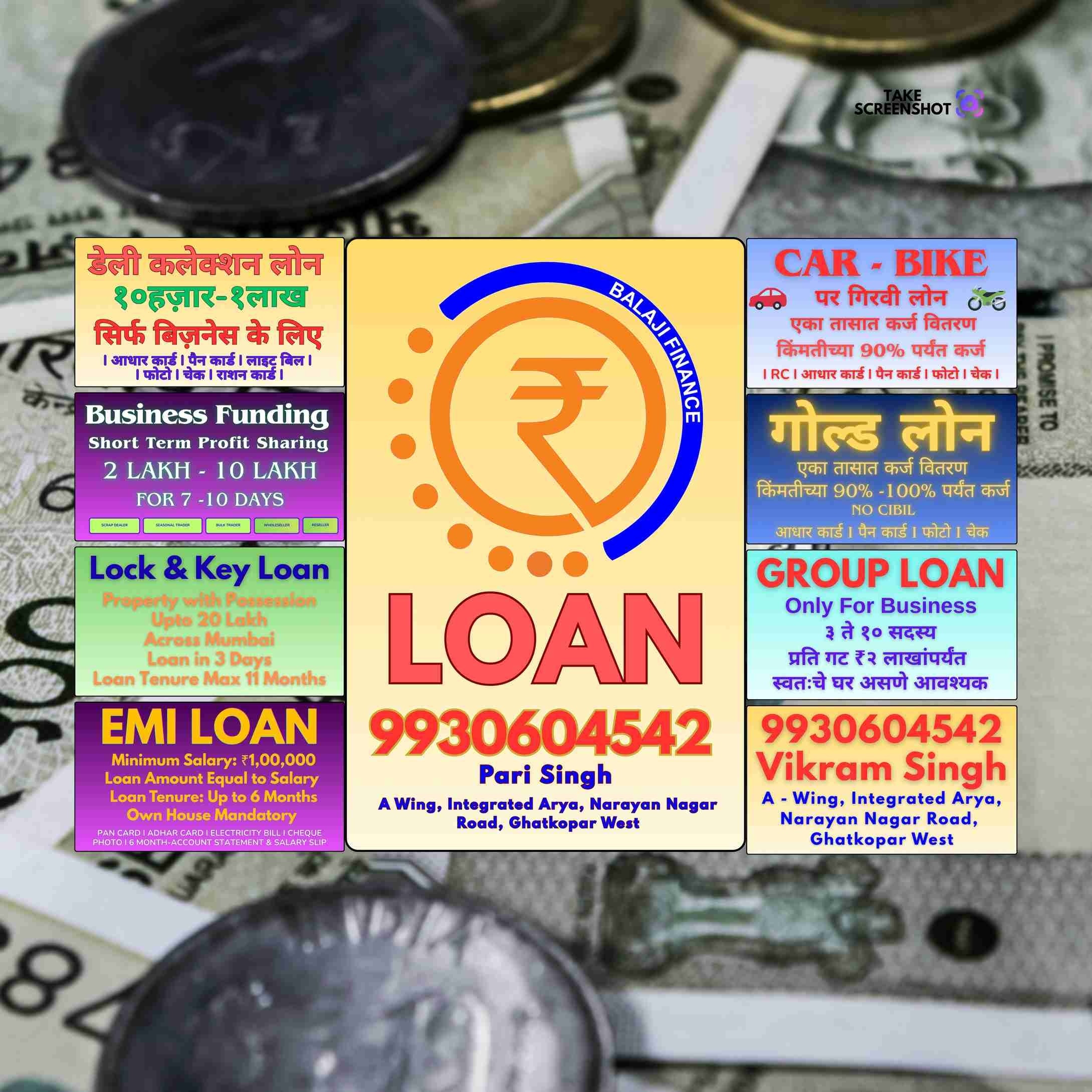 short term business loan in vikhroli east banner