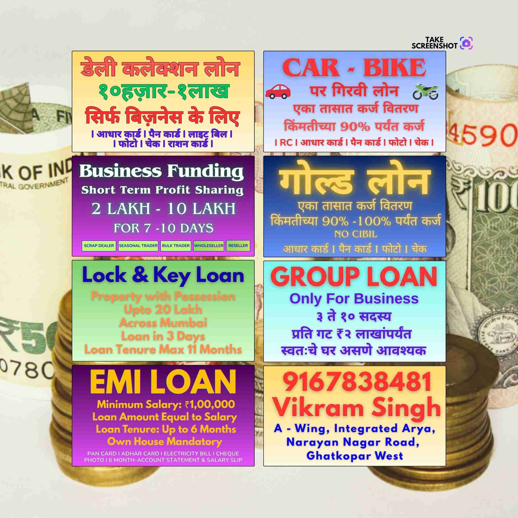 document loan near ghatkopar bazaar
